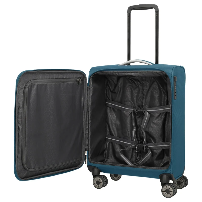 Travelite Jetpack Multi Light - 4-Rollen-Trolley S 55 cm (petrol)