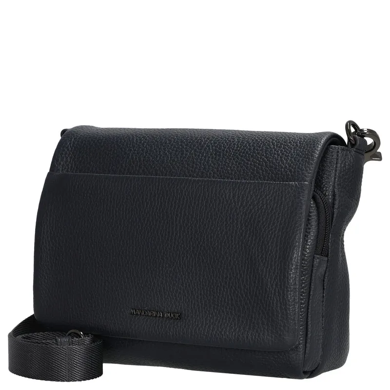 Mandarina Duck Mellow Leather - Umhängetasche 22 cm (dress blue)
