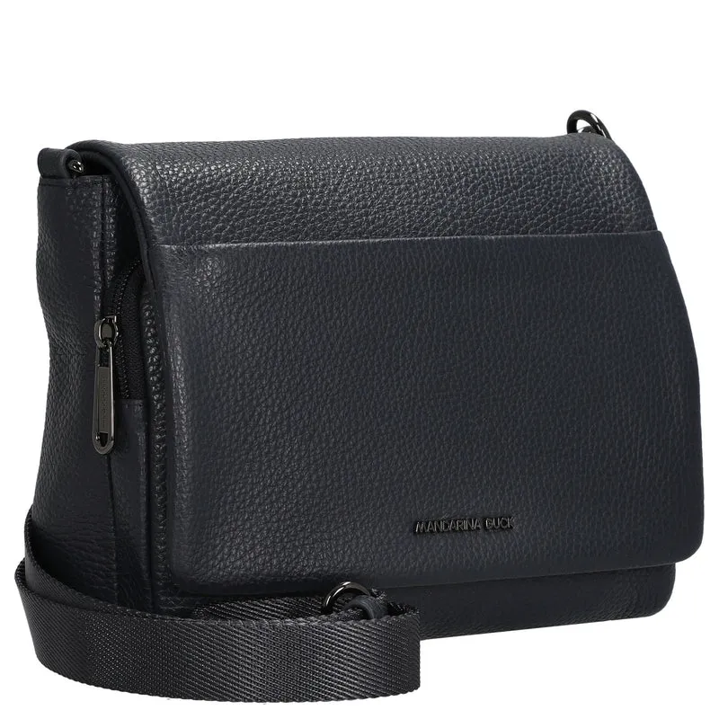 Mandarina Duck Mellow Leather - Umhängetasche 22 cm (dress blue)