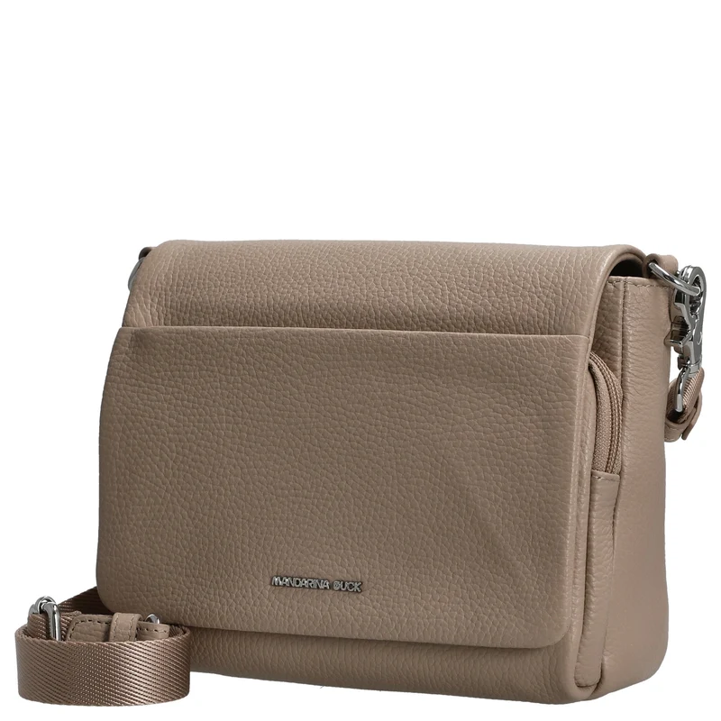 Mandarina Duck Mellow Leather - Umhängetasche 22 cm (warm taupe)