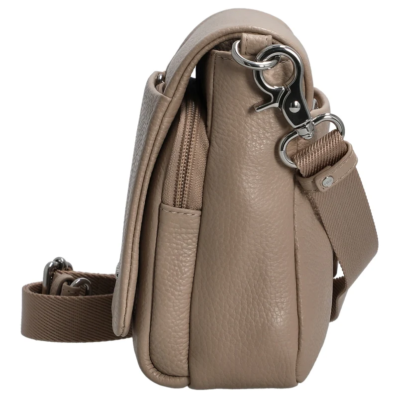Mandarina Duck Mellow Leather - Umhängetasche 22 cm (warm taupe)