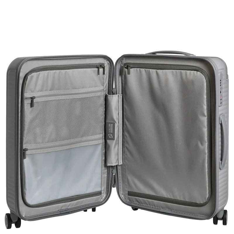 NINETYGO Nulife - 4-Rollen-Kabinentrolley S 55 cm (grau)