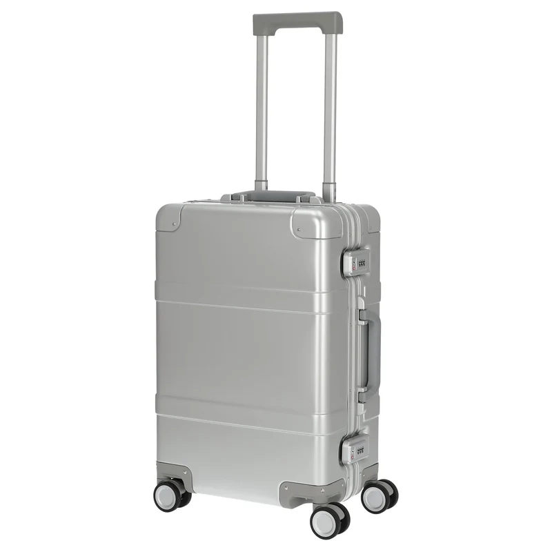NINETYGO Metal - 4-Rollen-Kabinentrolley S 55 cm (silber)