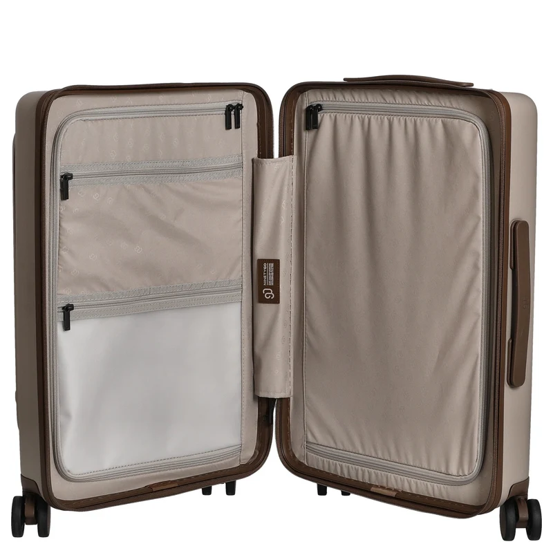 NINETYGO Coffee Jorney - 4-Rollen-Kabinentrolley S 55 cm (flat white)