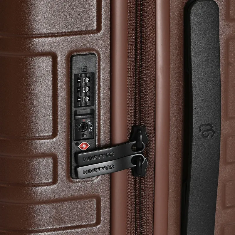 NINETYGO Modern - 4-Rollen-Kabinentrolley S 55 cm (braun)
