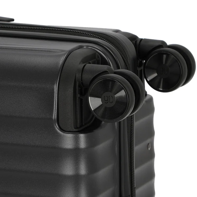 NINETYGO Elbe - 4-Rollen-Kabinentrolley S 55 cm (schwarz)