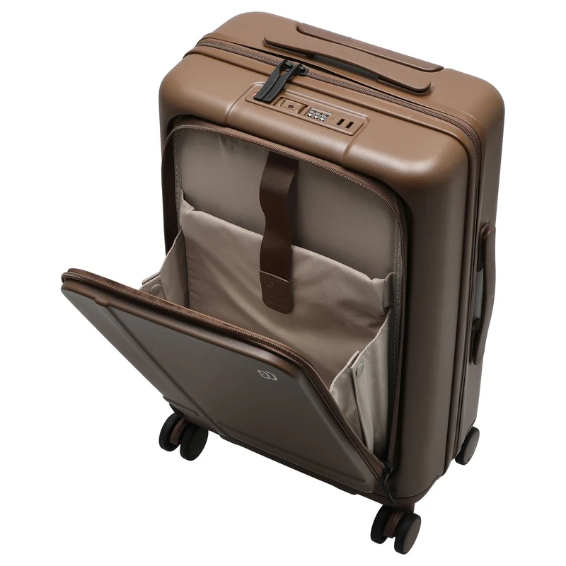 NINETYGO Coffee Jorney - 4-Rollen-Kabinentrolley S 55 cm (latte)