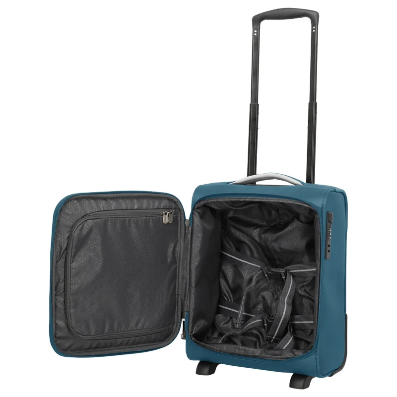 Travelite Jetpack Easy - 2-Rollen-Trolley S 40 cm (petrol)