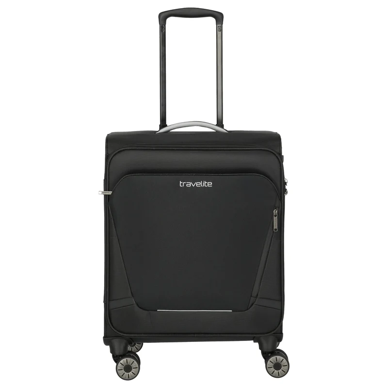 Travelite Jetpack Max - 4-Rollen-Trolley S 55 cm (schwarz)