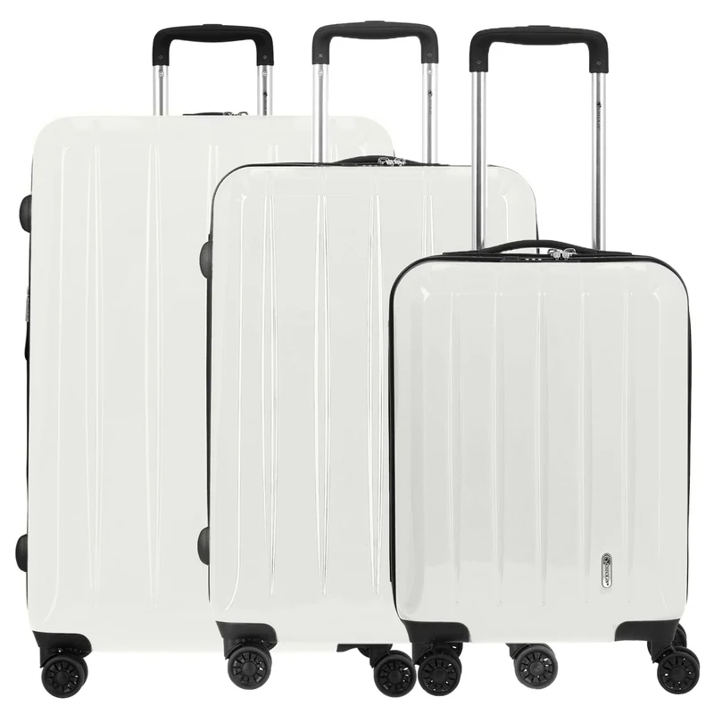 CHECK.IN London 2.0 Trolley-Set 3tlg. (weiss)