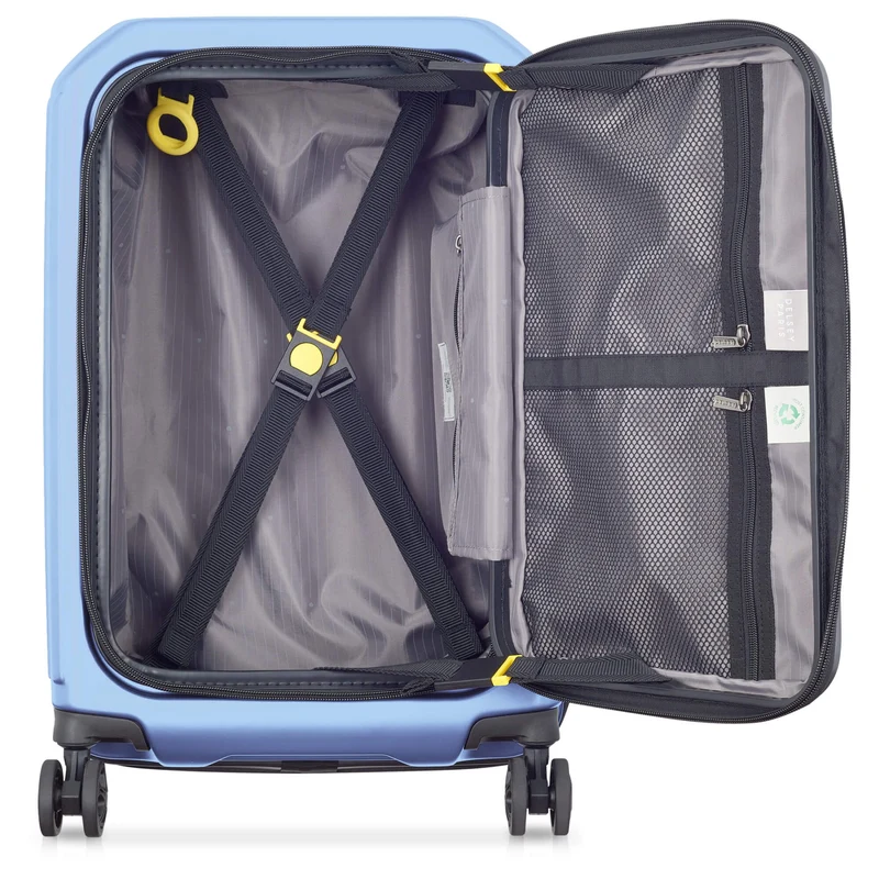 Delsey Paris Securitime - 4-Rollen-Kabinentrolley S 55 cm erw. (lavendelblau)