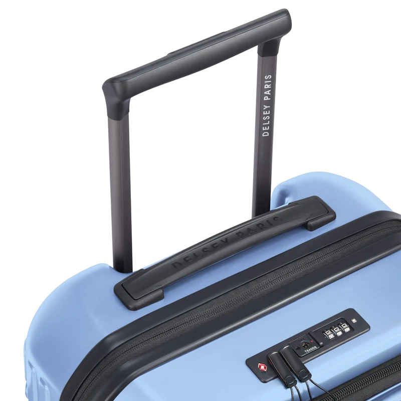 Delsey Paris Securitime - 4-Rollen-Kabinentrolley S 55 cm erw. (lavendelblau)