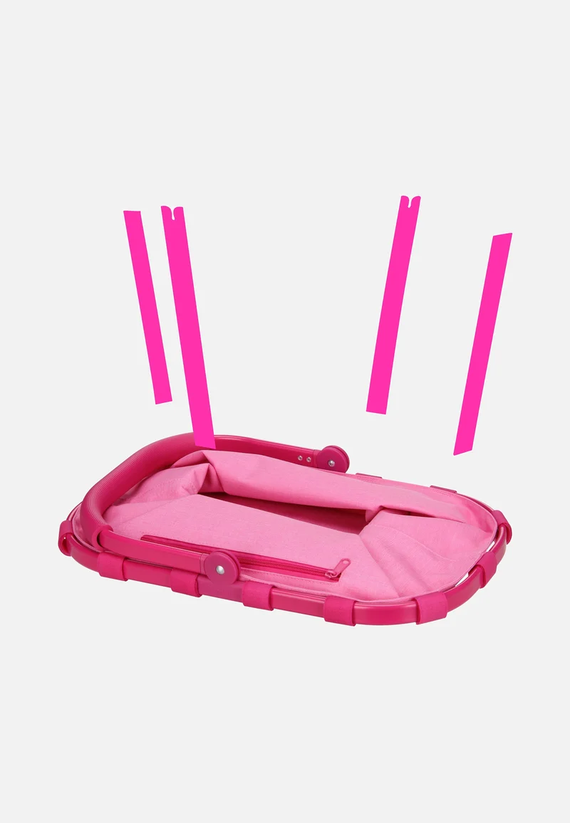 Carrybag Frame Twist Pink - Einkaufskorb
