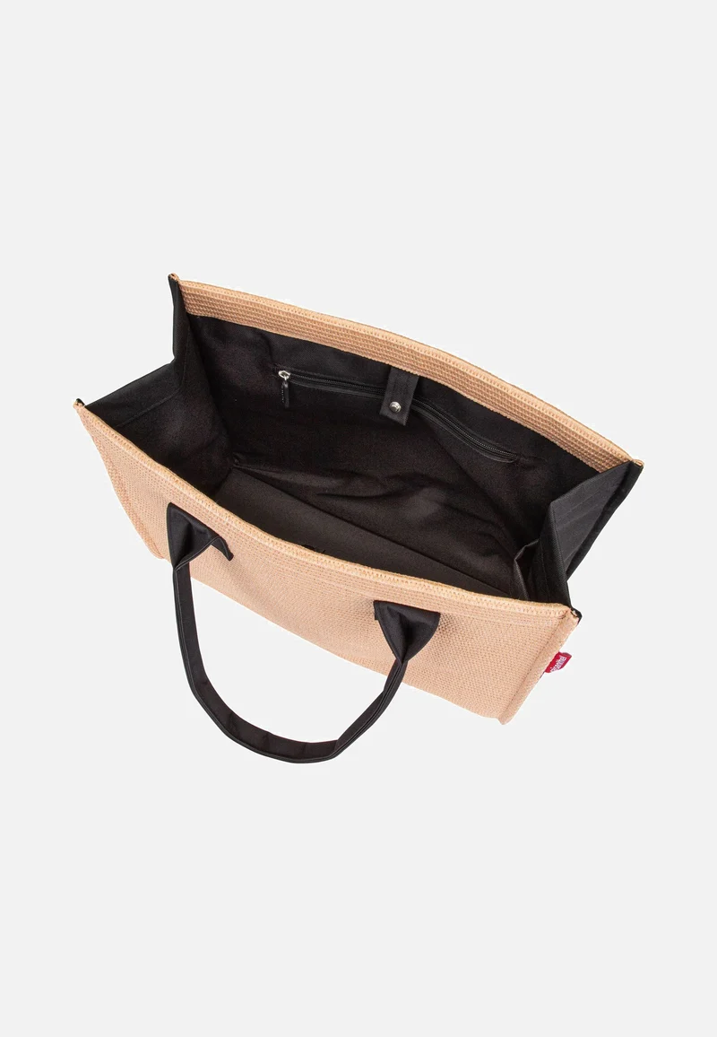 Daily Shopper Raffia Black - Tote Bag