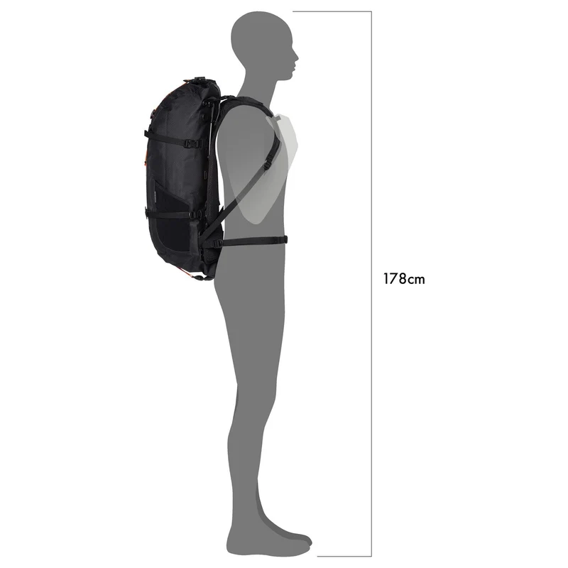 Ortlieb Atrack Bike 25 - Rucksack (Bikepacking) 56 cm (black matt)