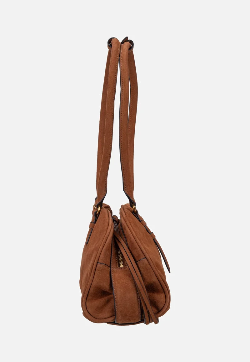 Capri Satchel M Suede Brown - Satchel
