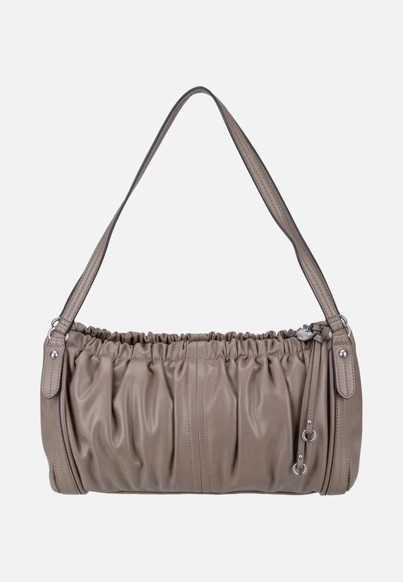 Faye Satchel M Vintage Goat Neutral Grey - Satchel