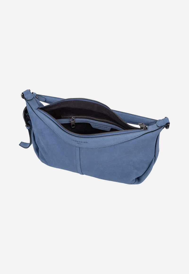 Paris II Hobo S Hydro Suede Flower Blue - Hobo Bag