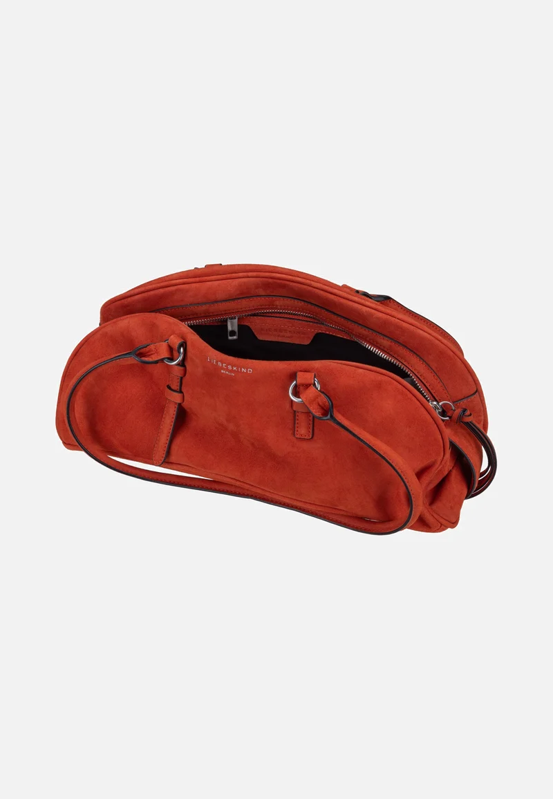 Capri Satchel M Suede Red Rock - Satchel
