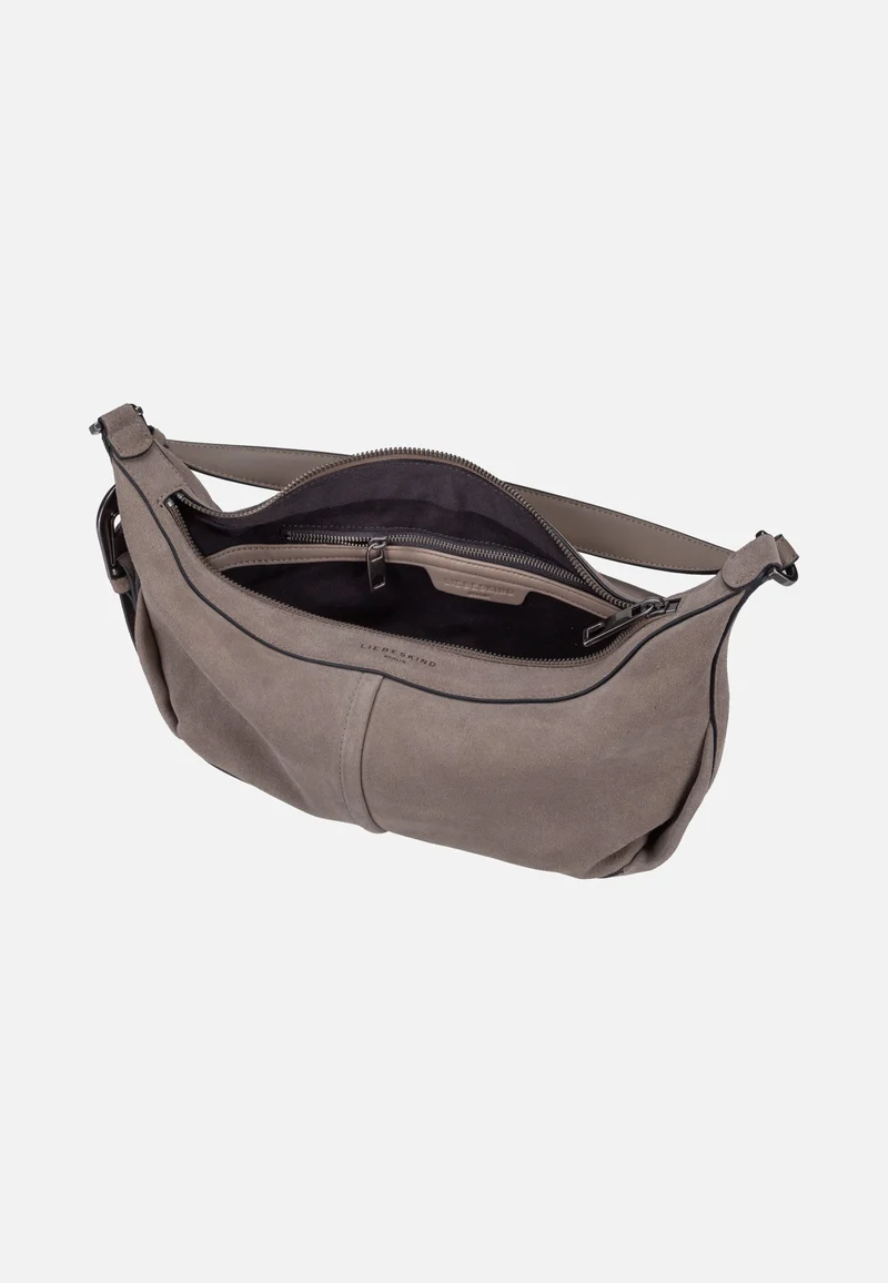 Paris II Hobo S Hydro Suede Neutral Grey - Hobo Bag