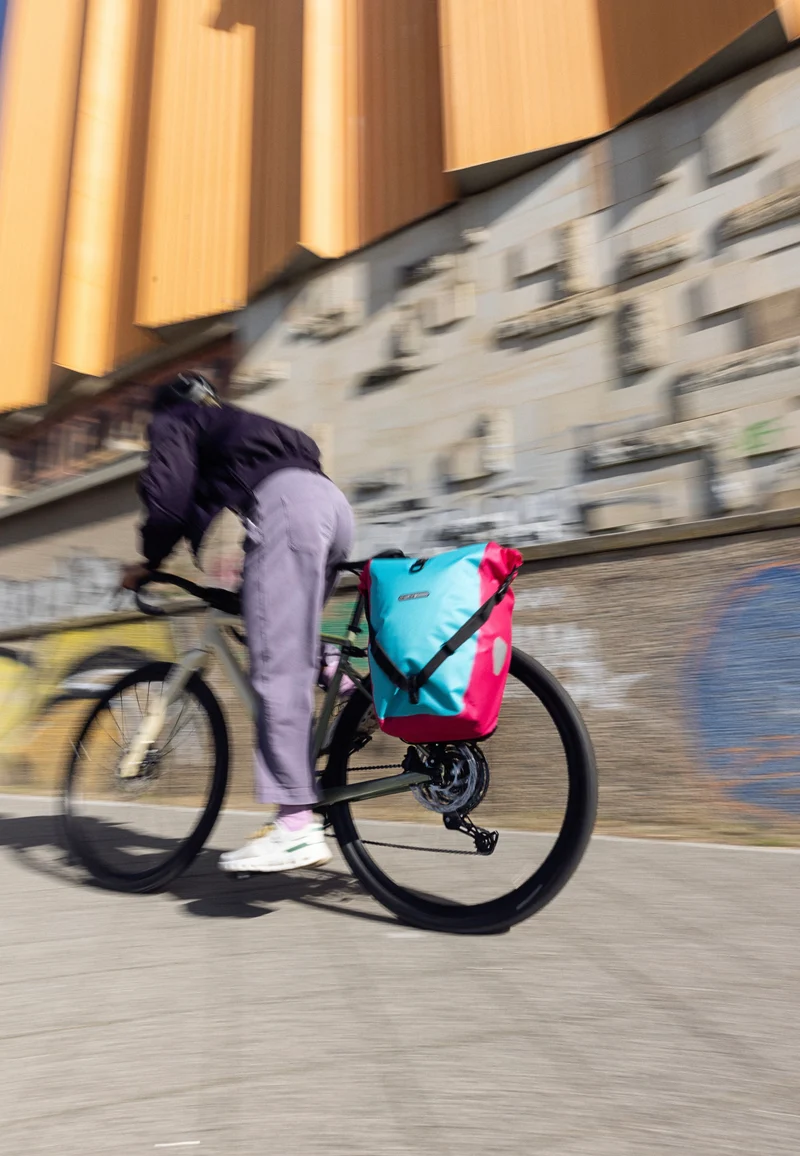 Back-Roller Cyber QL2.1 Cyber Blue/Pink - Fahrradtasche
