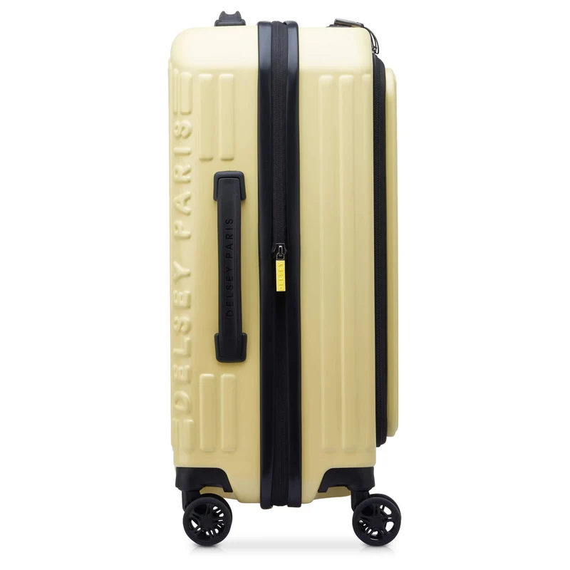Delsey Paris Securitime - 4-Rollen-Kabinentrolley S 55 cm erw. (blassgelb)