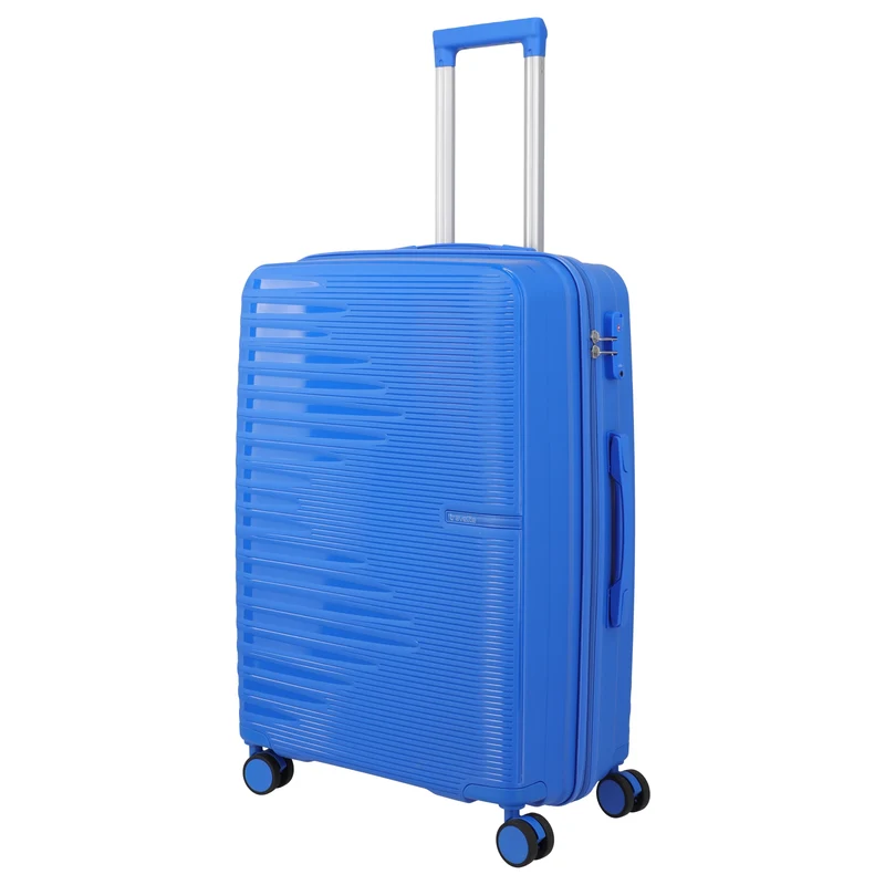 Travelite Pacific - 4-Rollen-Trolley M 67 cm (blue)