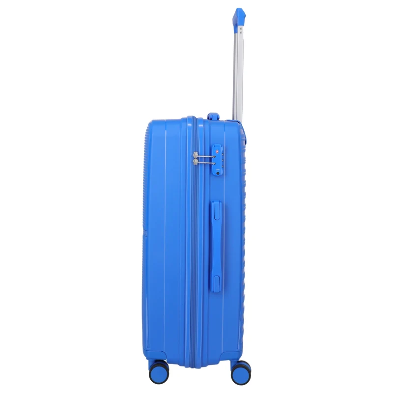 Travelite Pacific - 4-Rollen-Trolley M 67 cm (blue)