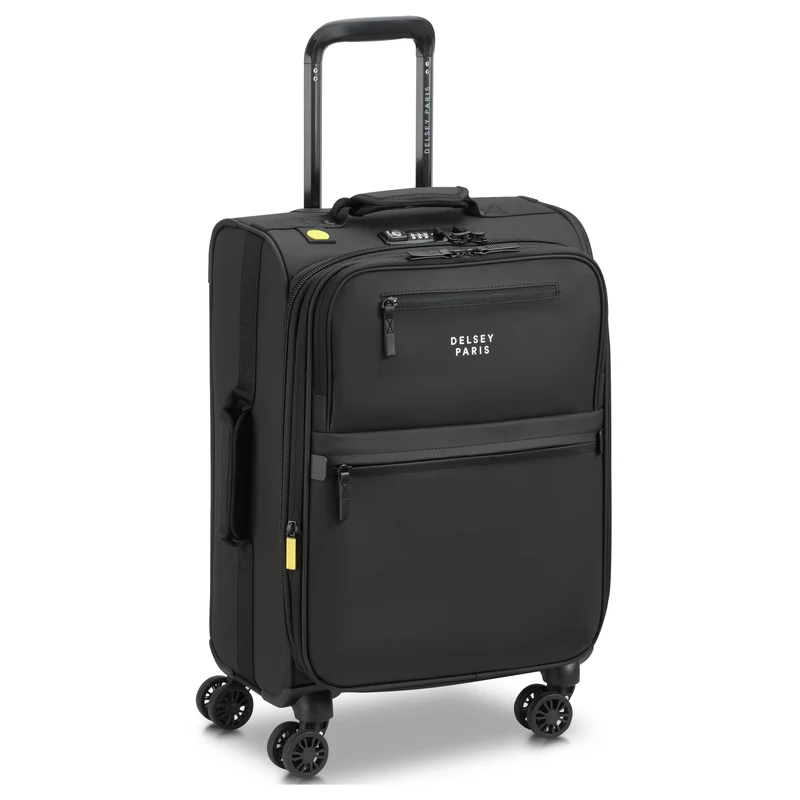 Delsey Paris Maubert 2.0 - 4-Rollen-Kabinentrolley 55 cm erw. (schwarz)