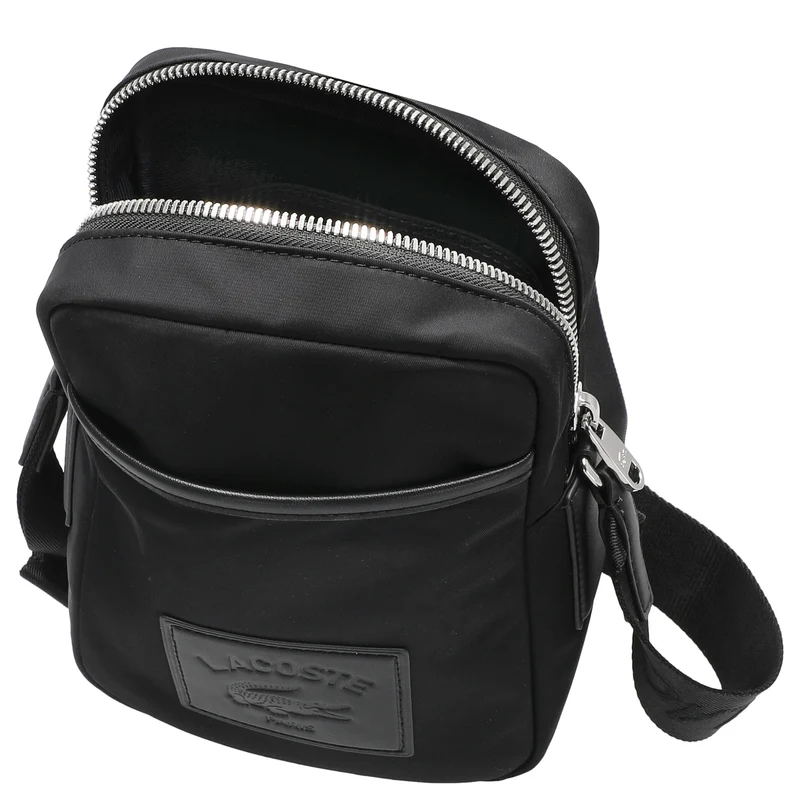 Lacoste Vertical Camera Bag - Umhängetasche 22 cm (black)