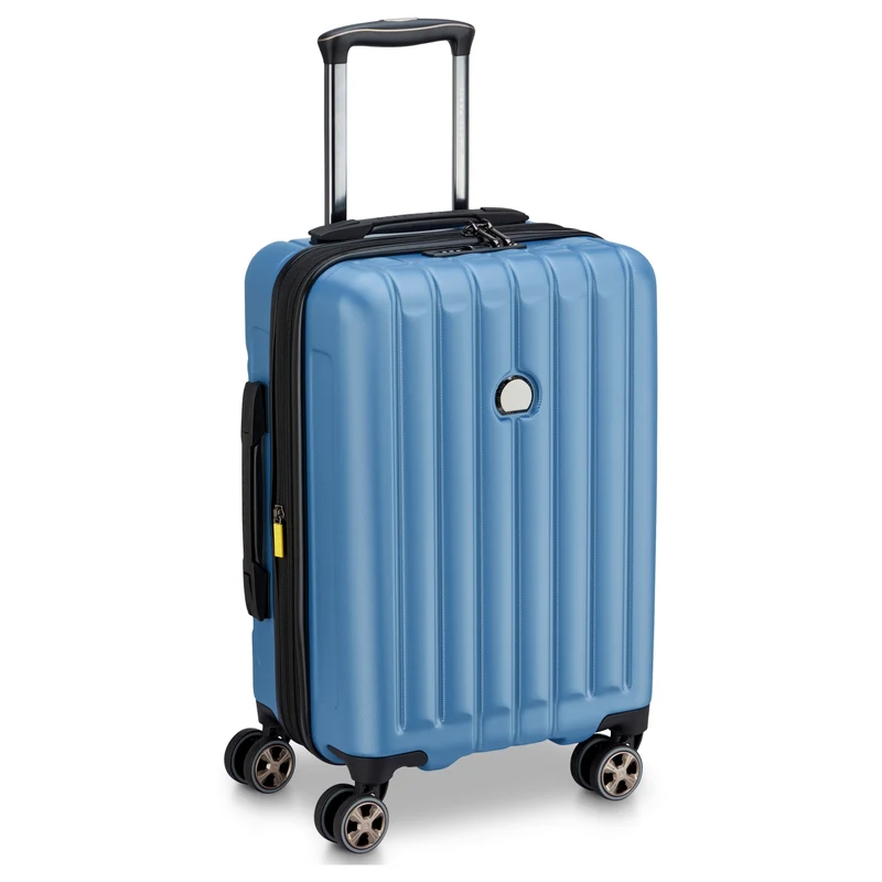 Delsey Paris Longitude - 4-Rollen-Kabinentrolley 55 cm erw. (hellblau)