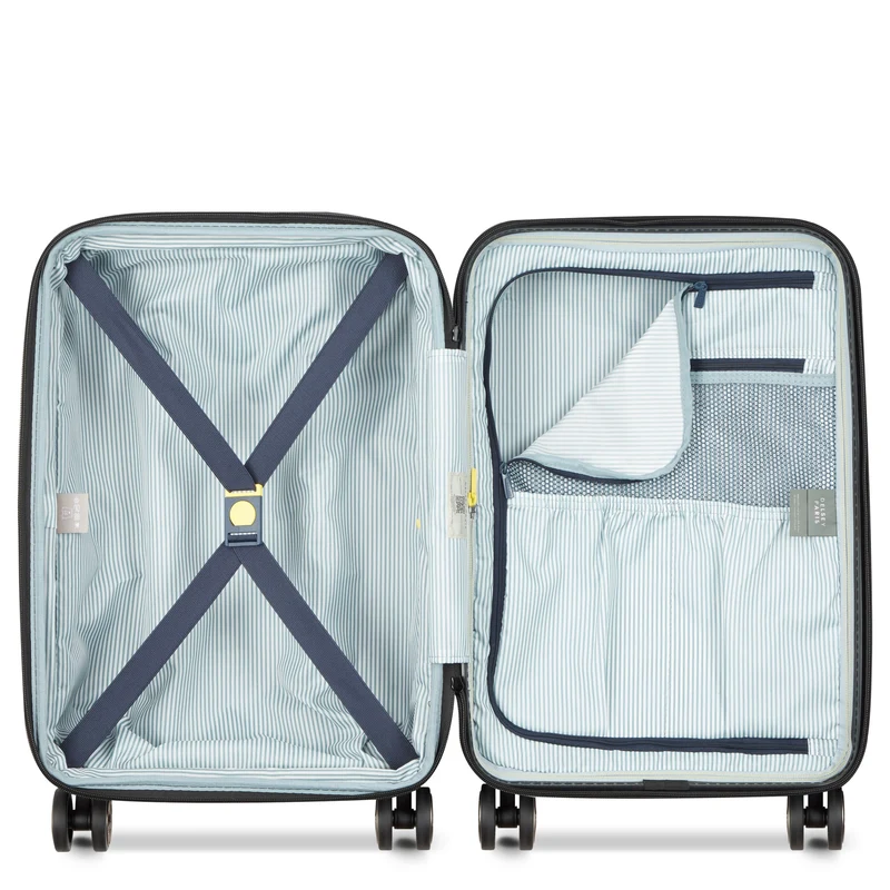 Delsey Paris Longitude - 4-Rollen-Kabinentrolley 55 cm erw. (hellblau)