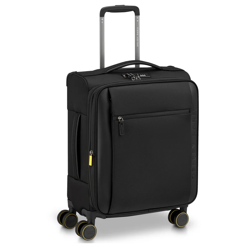 Delsey Paris Montmartre 3 - 4-Rollen-Kabinentrolley 55 cm erw. (schwarz)