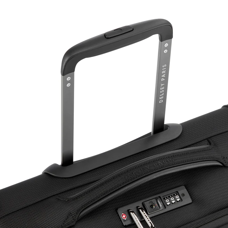 Delsey Paris Montmartre 3 - 4-Rollen-Kabinentrolley 55 cm erw. (schwarz)