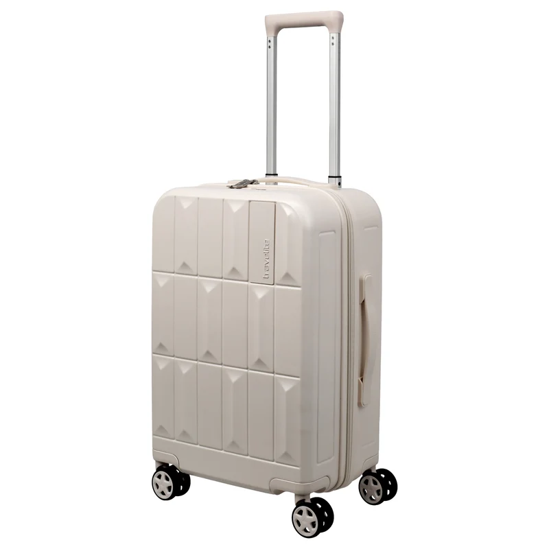 Travelite Panello - 4-Rollen-Kabinentrolley S Slim 55 cm (ivory)