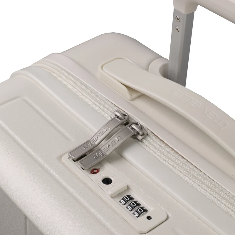 Travelite Panello - 4-Rollen-Kabinentrolley S Slim 55 cm (ivory)