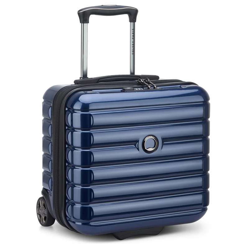 Delsey Paris Shadow 5.0 - 2-Rollen-Businesstrolley 38 cm erw. (marineblau)