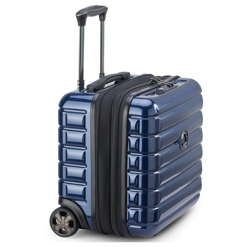 Delsey Paris Shadow 5.0 - 2-Rollen-Businesstrolley 38 cm erw. (marineblau)