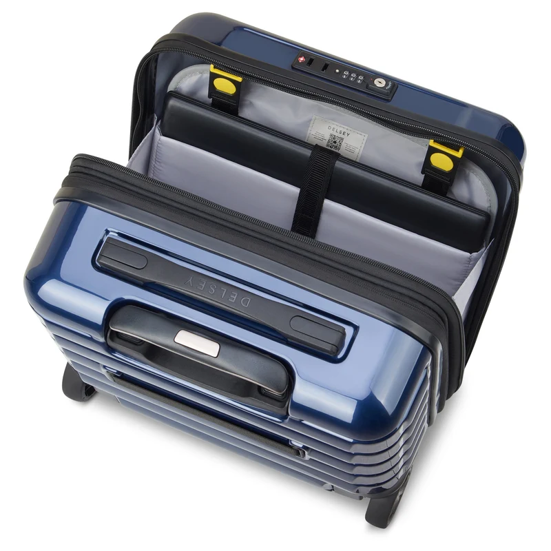 Delsey Paris Shadow 5.0 - 2-Rollen-Businesstrolley 38 cm erw. (marineblau)