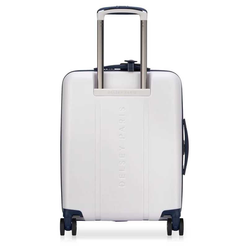 Delsey Paris Cadence - 4-Rollen-Kabinentrolley Slim 55 cm erw. (elfenbein/blau)