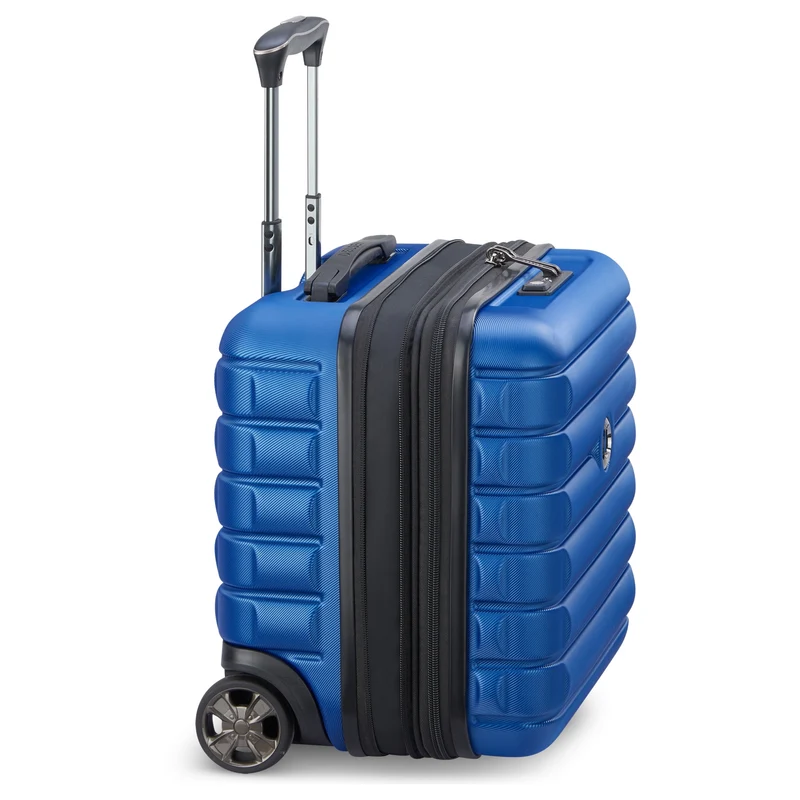 Delsey Paris Shadow 5.0 - 2-Rollen-Businesstrolley 38 cm erw. (blau)