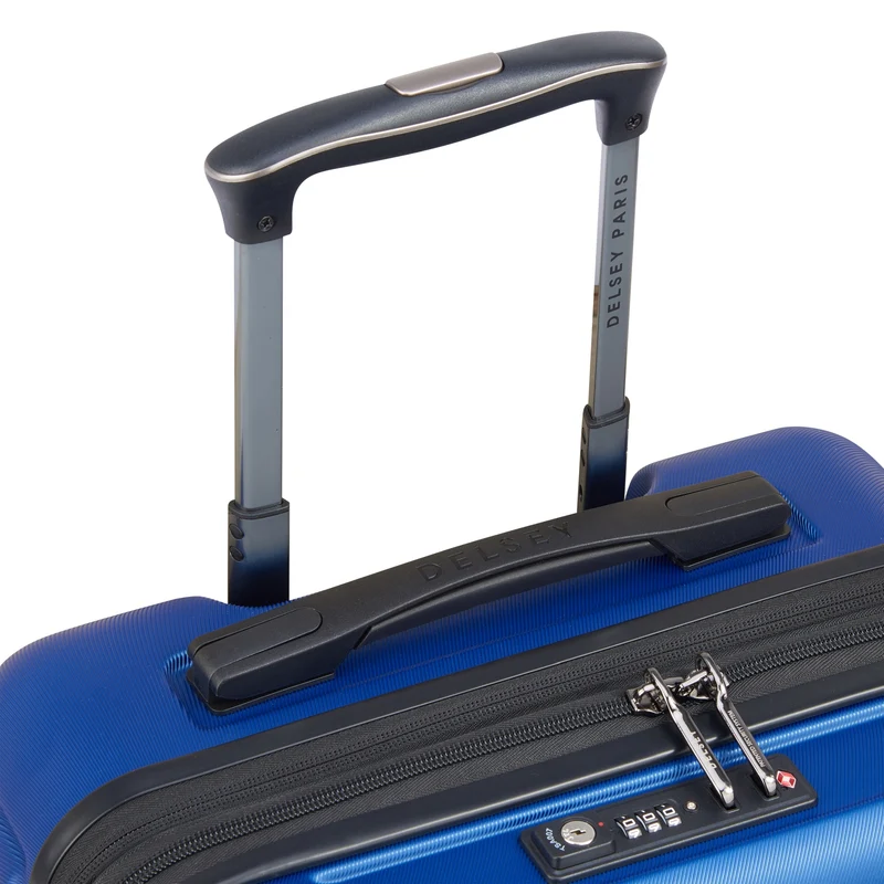 Delsey Paris Shadow 5.0 - 2-Rollen-Businesstrolley 38 cm erw. (blau)