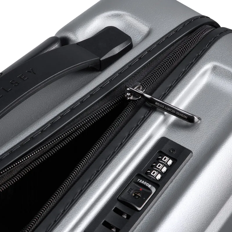 Delsey Paris Turenne 2.0 - 4-Rollen-Kabinentrolley Slim 55 cm (silber)