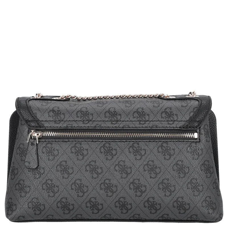 Guess Lindsey XBody Flap - Umhängetasche 27 cm (coal logo)