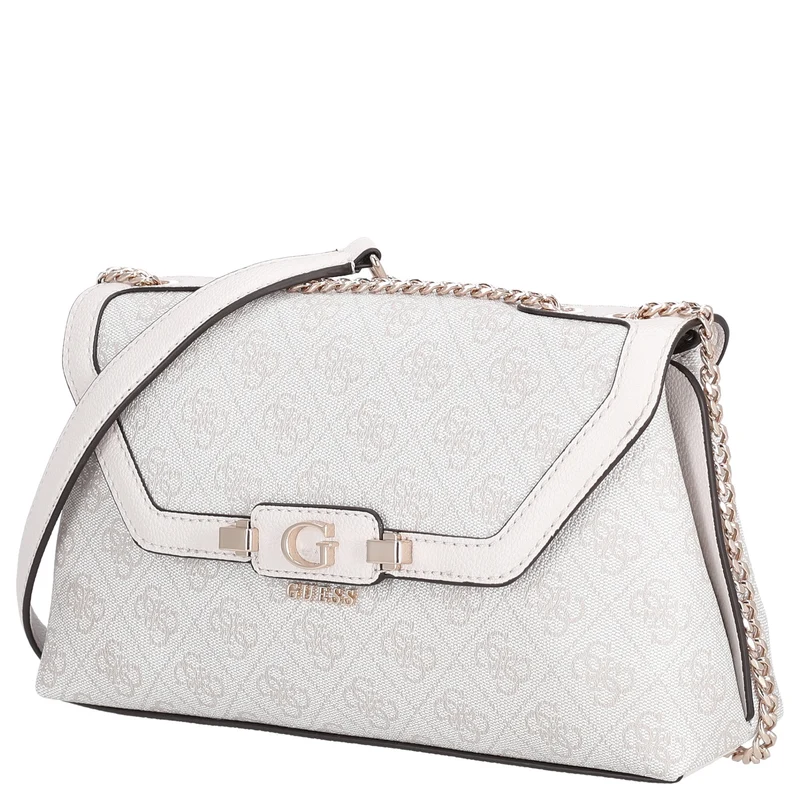Guess Lindsey XBody Flap - Umhängetasche 27 cm (bone logo)