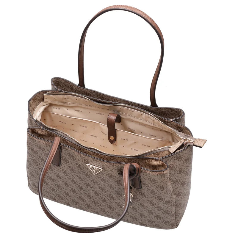 Guess Noelle II Tech Tote - Shopper 40 cm (latte logo/brown)