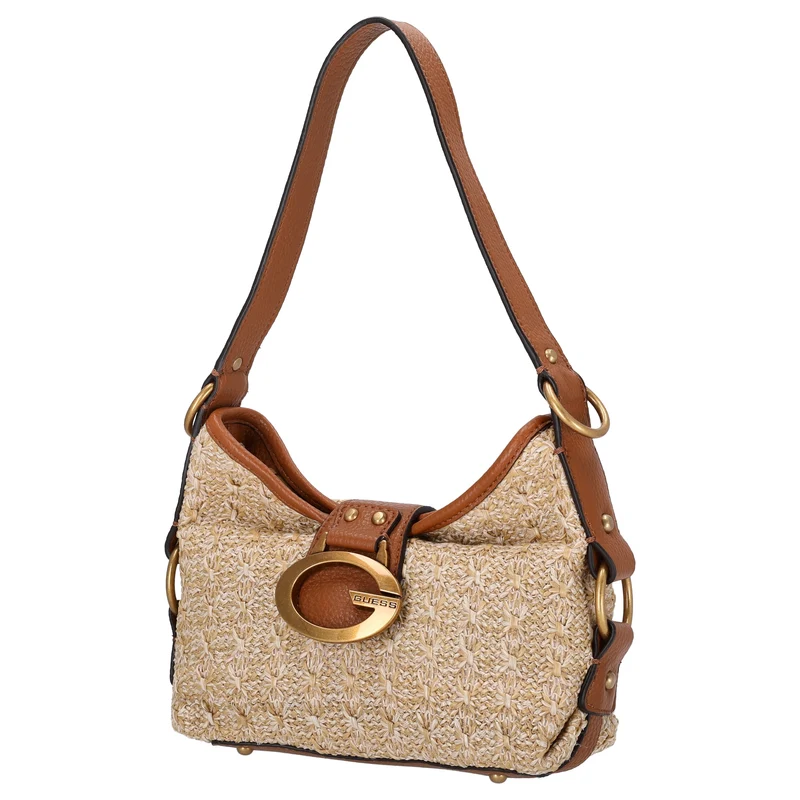Guess Camden Mini - Schultertasche (natural/cognac)