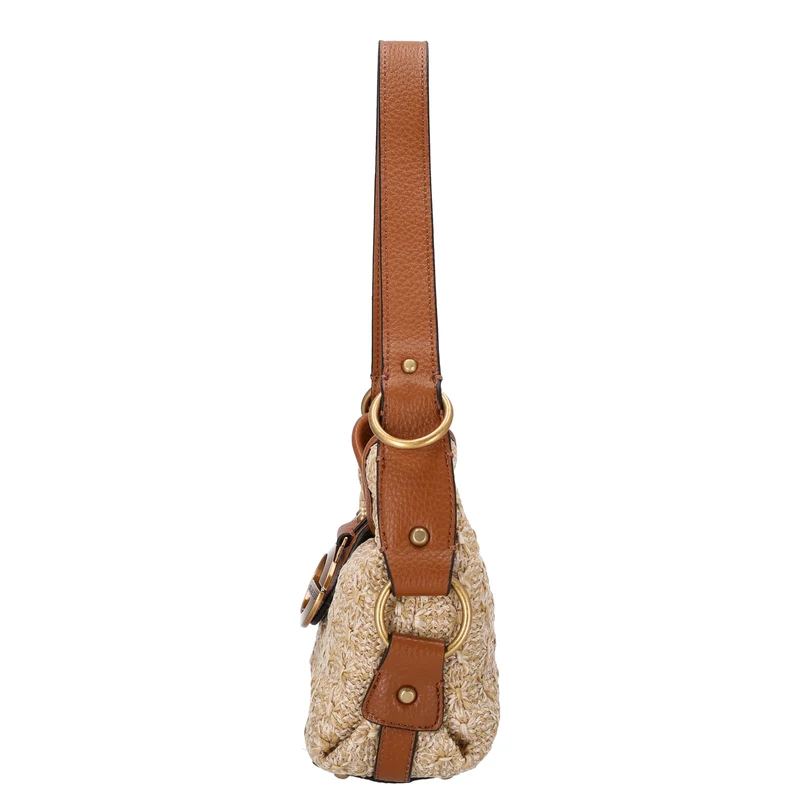 Guess Camden Mini - Schultertasche (natural/cognac)