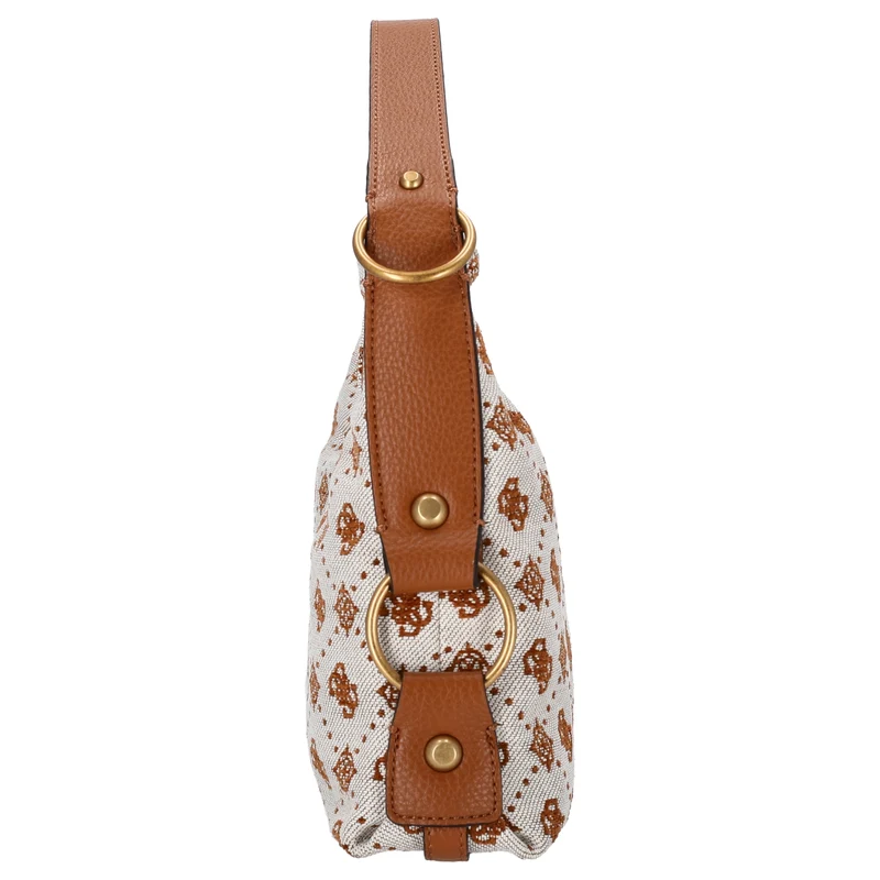 Guess Camden - Schultertasche 34.5 cm (cognac logo)
