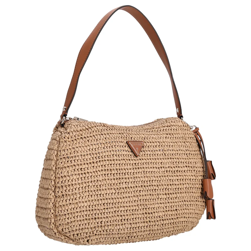 Guess Ofelia Hobo - Schultertasche 33 cm (natural/cognac)